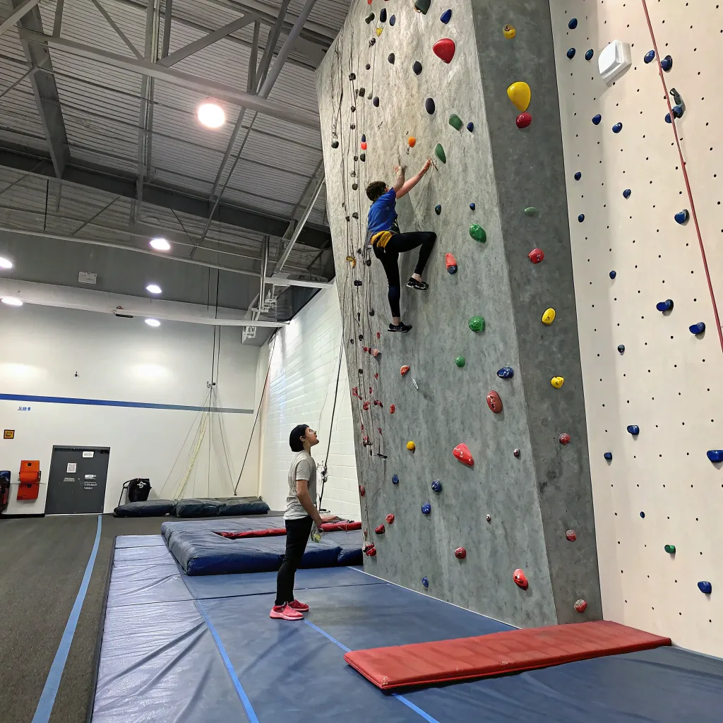Indoor climbing wall